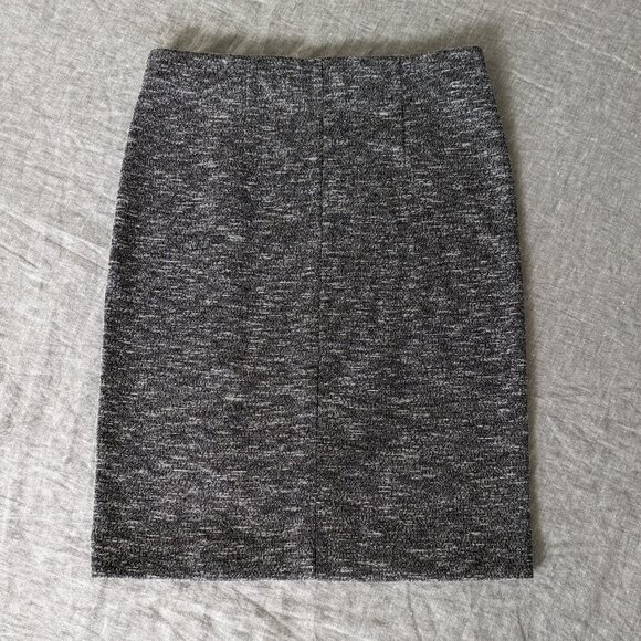 LOFT Stretchy Pencil Skirt with Buttons in Heather Gray Size S - Picture 2 of 3